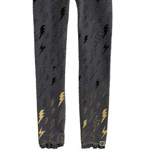 Mini Shatsu Girls Lightning Bolt Legging Grey 12M